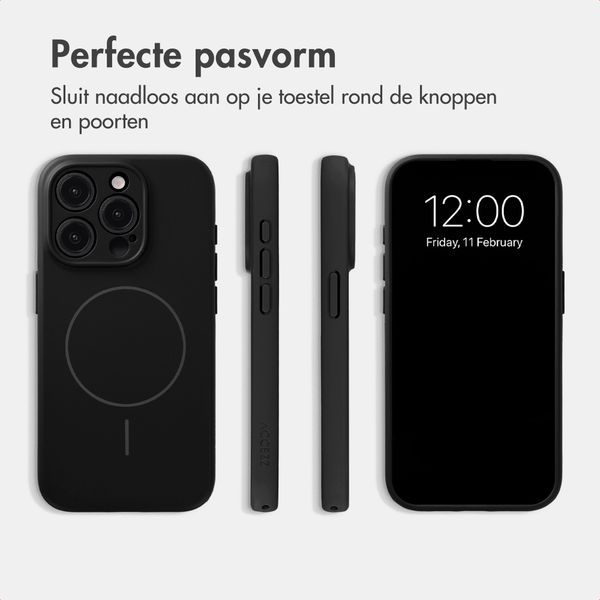 Accezz Grip Backcover met MagSafe Apple iPhone 15 Pro - Zwart