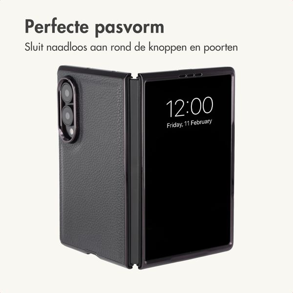 imoshion Kunstleren Backcover Samsung Galaxy Z Fold 8 - Zwart
