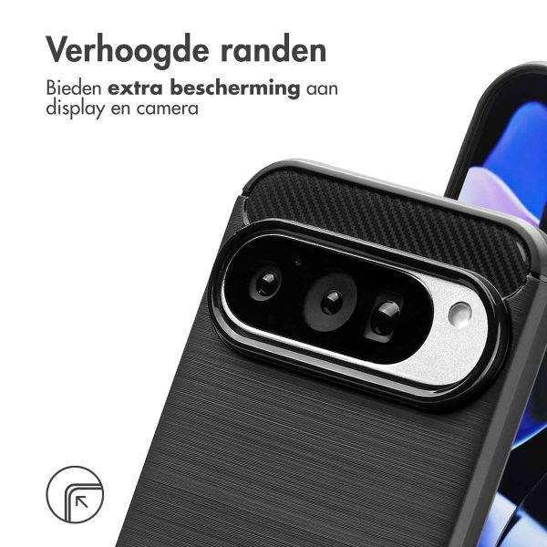 imoshion Brushed Backcover Google Pixel 10 Pro - Zwart