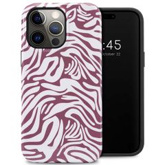 Selencia Vivid Backcover Apple iPhone 14 Pro Max - Trippy Swirl Dark Rose