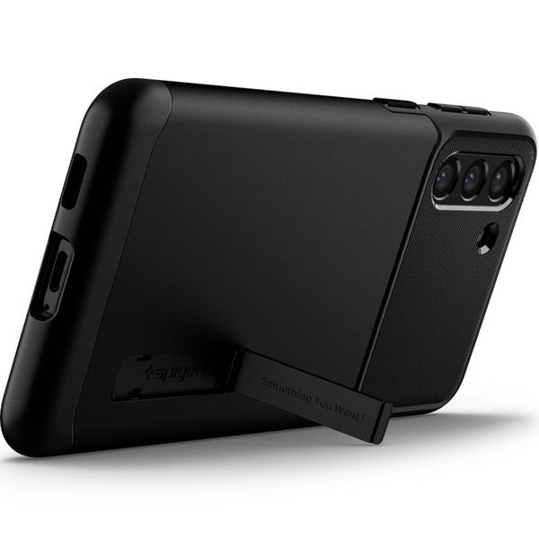 Spigen Slim Armor Backcover Samsung Galaxy S21 Plus - Zwart