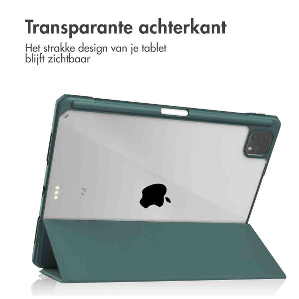 imoshion Trifold Hardcase Bookcase iPad Pro 12.9 (2018/2020/2021/2022) - Groen