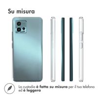 Accezz Clear Backcover Motorola Moto G72 - Transparant
