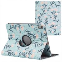 imoshion 360° Draaibare Design Bookcase Apple iPad 11 (2025) 11 inch A16 / iPad 10 (2022) 10.9 inch - Flowers