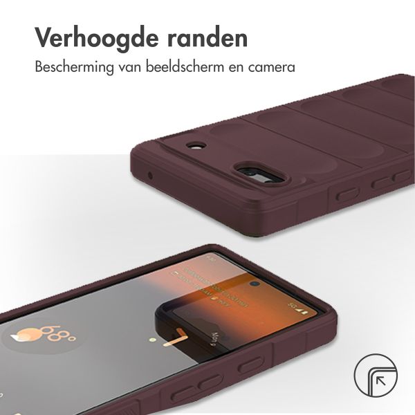 imoshion EasyGrip Backcover Google Pixel 6a - Aubergine