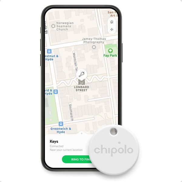 Chipolo ONE Point - Bluetooth tracker voor Android - 1 pack - Wit