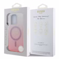 Guess MagSafe IML Glitter Gradient Case Apple iPhone 16 Pro Max - Pink