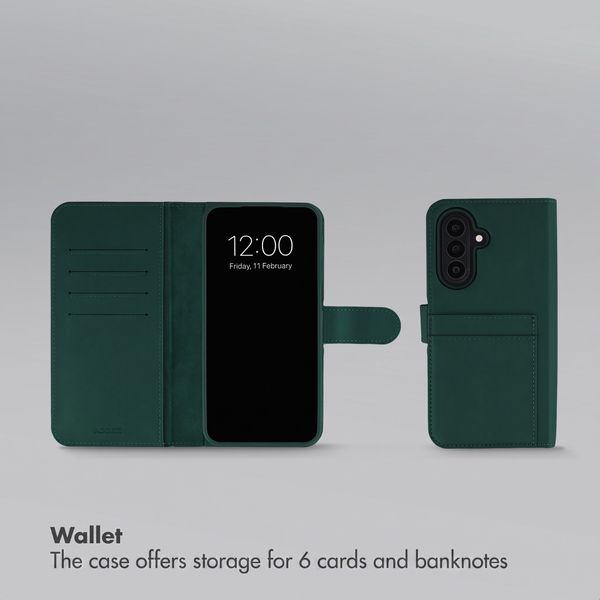 Accezz Edge detachable Bookcase with MagSafe Samsung Galaxy A27 (5G) - Green