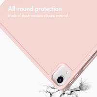 Accezz Smart Silicone Book Case Apple iPad Air 13 inch (2026) M4 / (2025) M3 / (2024) M2 - Pink