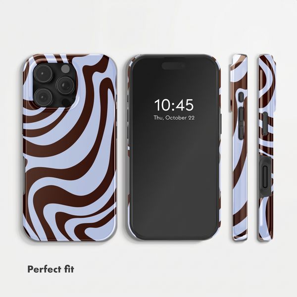 Selencia Vivid Back Cover with MagSafe Apple iPhone 16 Pro - Dream Swirl Chocolate