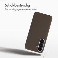 Accezz Mesh Backcover met MagSafe Samsung Galaxy S25 / S24 - Bruin