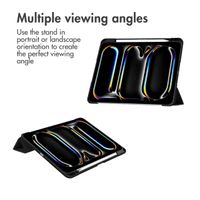 imoshion Trifold Hard Case Book Cover Apple iPad Pro 13 (2025) M5 / (2024) M4 - Black
