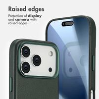 Accezz Leather Back Cover with MagSafe Apple iPhone 17 Pro - Cedar Green