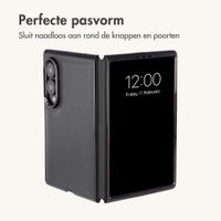 imoshion Kunstleren Backcover Samsung Galaxy Z Fold 8 - Zwart