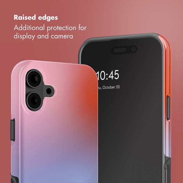 Selencia Vivid Back Cover with MagSafe Apple iPhone 16 - Gradient Soft Blush