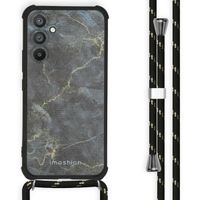 imoshion Design hoesje met koord Samsung Galaxy A54 (5G) - Black Marble