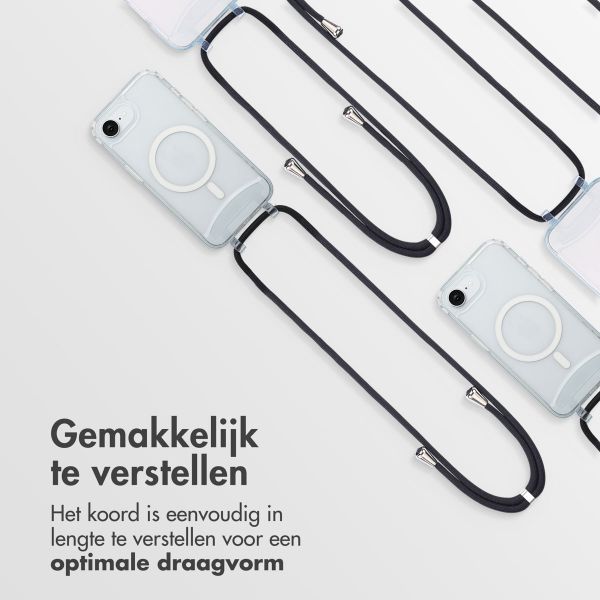 imoshion MagSafe Backcover met afneembaar koord Apple iPhone 16e - Transparant