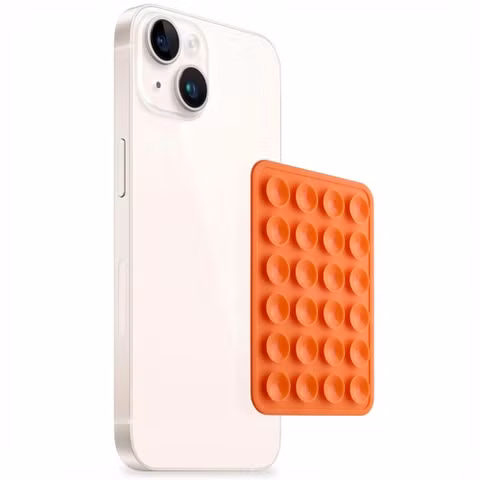 Selencia 2-Pack Telefoonhouder Zuignap - Oranje