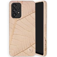 Selencia Aurora Fashion Backcover Samsung Galaxy A33 - Duurzaam hoesje - 100% gerecycled - Earth Leaf Beige