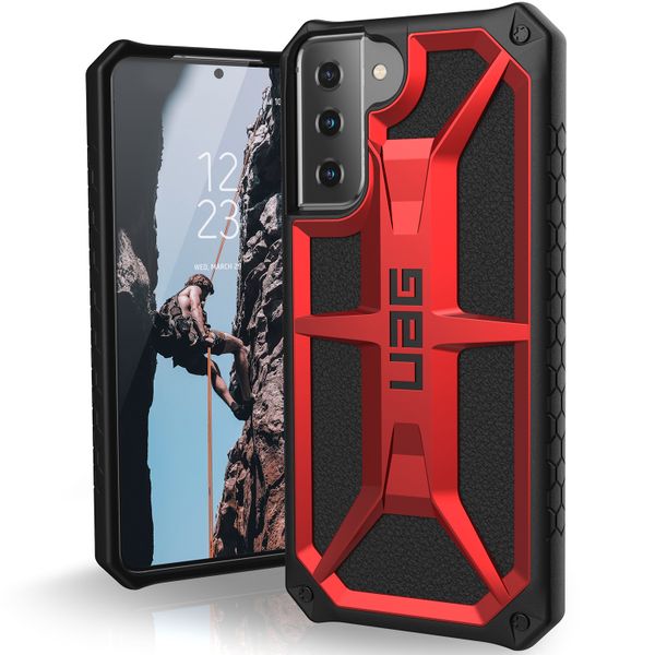 UAG Monarch Backcover Samsung Galaxy S21 Plus - Crimson Red