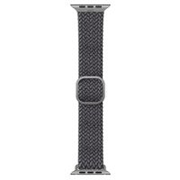 Uniq Aspen Braided bandje Apple Watch Series 1 t/m 10 / SE / Ultra (2) (44/45/46/49 mm) - Granite Grey