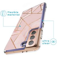 imoshion Design hoesje Samsung Galaxy S21 Plus - Pink Graphic