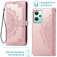 imoshion Mandala Bookcase OnePlus Nord CE 2 Lite 5G - Rosé Goud