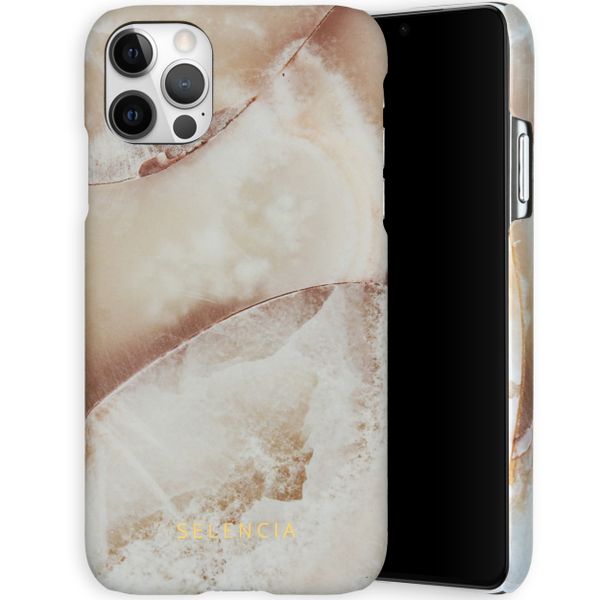 Selencia Maya Fashion Backcover iPhone 12 (Pro) - Earth White