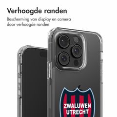 Clear Backcover Apple iPhone 16 Pro - Zwaluwen Utrecht '11