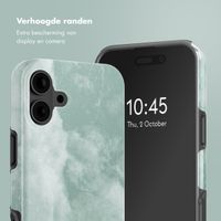 Selencia Vivid Backcover met MagSafe Apple iPhone 16 - Marble Grayed Jade