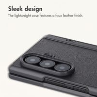 imoshion Faux Leather Slim Case Samsung Galaxy Z Fold 8 Ultra - Black