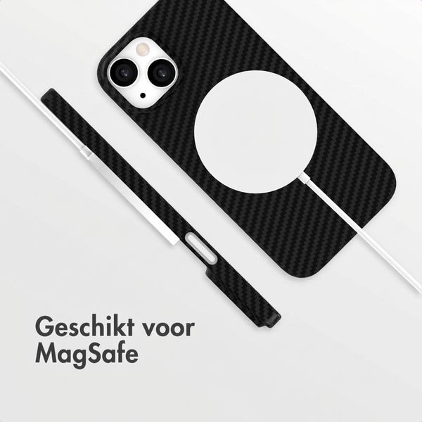 Accezz MagSafe Kevlar® Backcover Apple iPhone 15 - Zwart