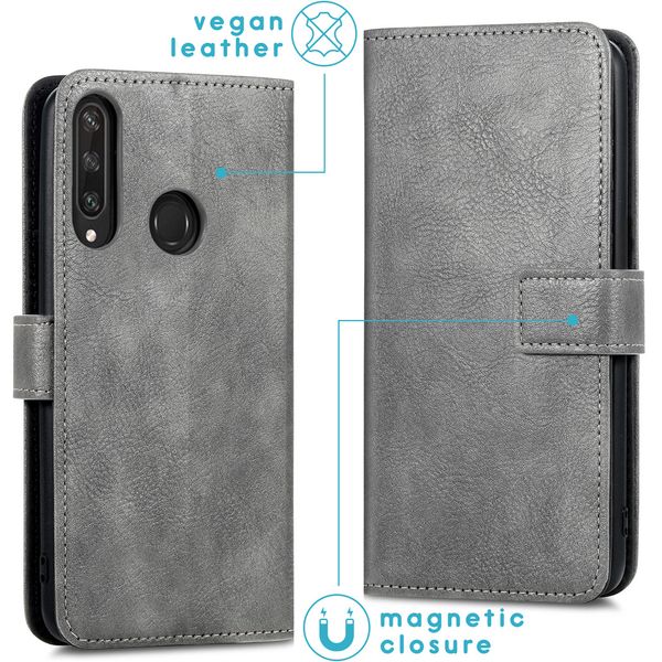 imoshion Luxe Bookcase Huawei Y6p - Grijs