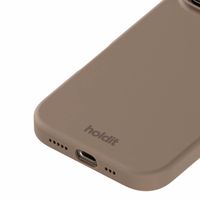 Holdit Silicone Case Apple iPhone 16 Pro - Mocha Brown