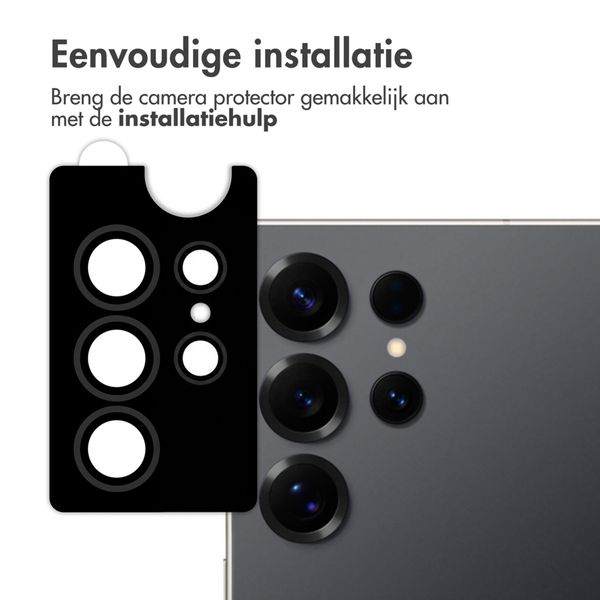 imoshion 2 Pack Camera lens protector Samsung Galaxy S25 Ultra - Titanium Black