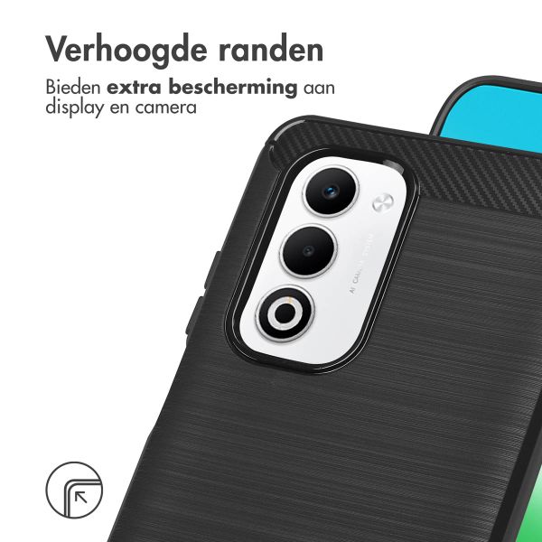 imoshion Brushed Backcover Oppo A5 5G (2025) - Zwart