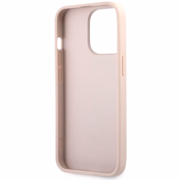 Guess 4G Metal Logo Backcover Apple iPhone 13 Pro Max - Roze