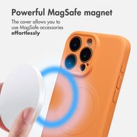 imoshion Colour Back Cover with MagSafe Apple iPhone 15 Pro Max - Orange