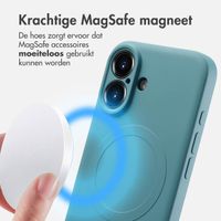 imoshion Color Backcover met MagSafe Apple iPhone 16 - Smoke Green