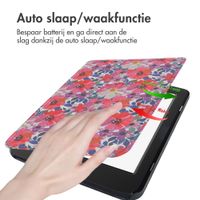 imoshion Design Slim Hard Case Sleepcover Tolino Page 2 - Flower Watercolor