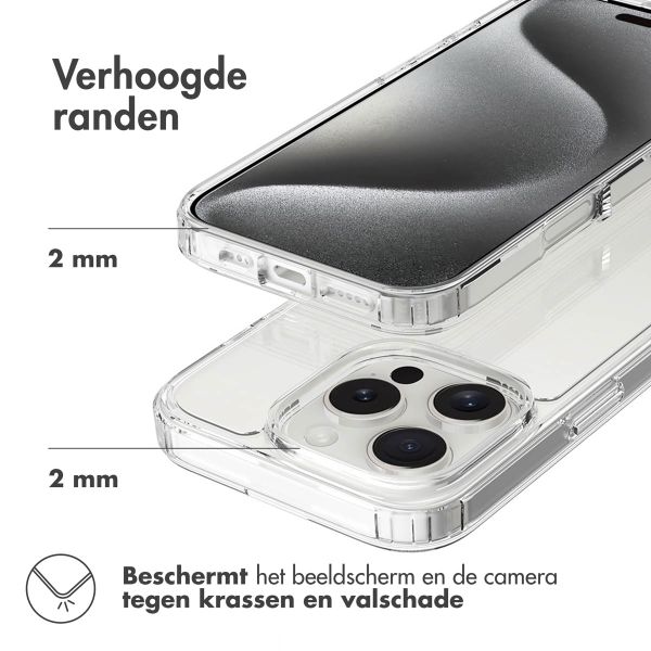 Accezz Xtreme Impact Backcover Apple iPhone 16 Pro - Transparant