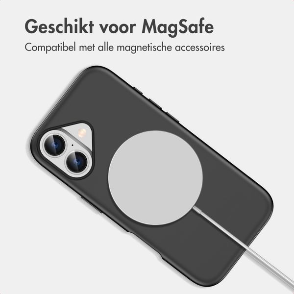 imoshion Color Backcover met Thin MagSafe Ring Apple iPhone 17 - Zwart