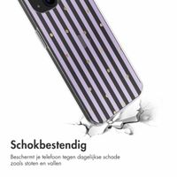 imoshion  Design hoesje iPhone 13 - Sparkle Lines Lavender