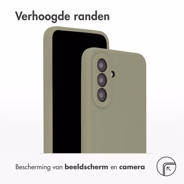 Accezz Liquid Silicone Backcover Samsung Galaxy A37 (5G) - Cooper Green