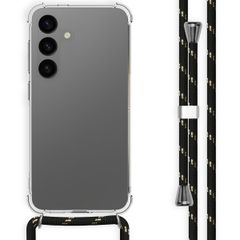 imoshion Backcover met koord Samsung Galaxy S24 - Zwart & Goud