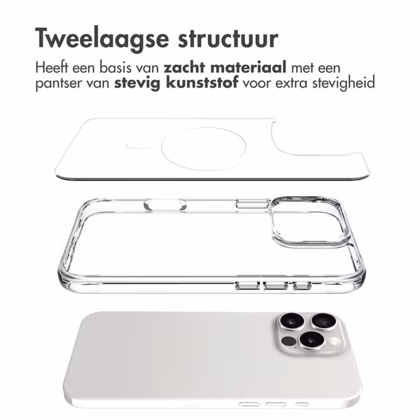 imoshion Rugged Air MagSafe Case Apple iPhone 16 Pro Max - Transparant