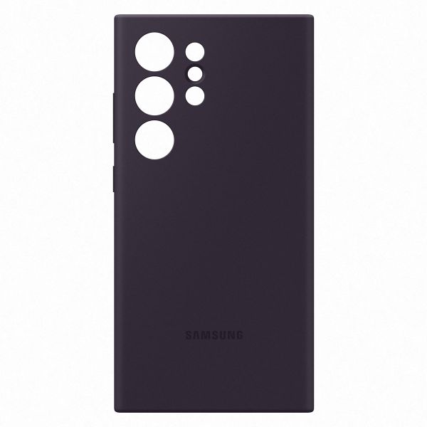 Samsung Originele Silicone Backcover Samsung Galaxy S24 Ultra - Dark Violet