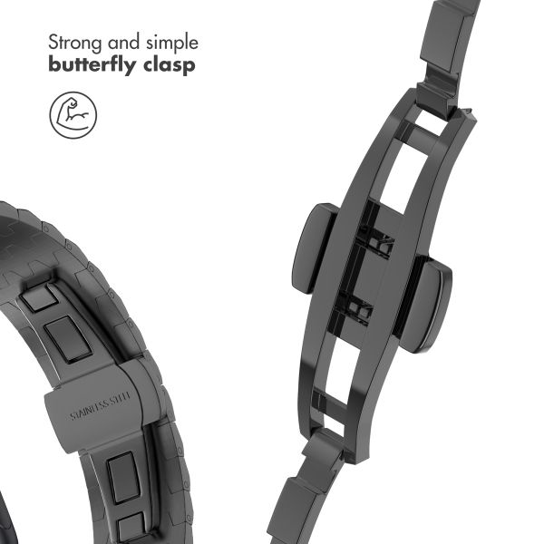 Selencia Steel Dragon Band Apple Watch | 38/40/41/42 mm - Black