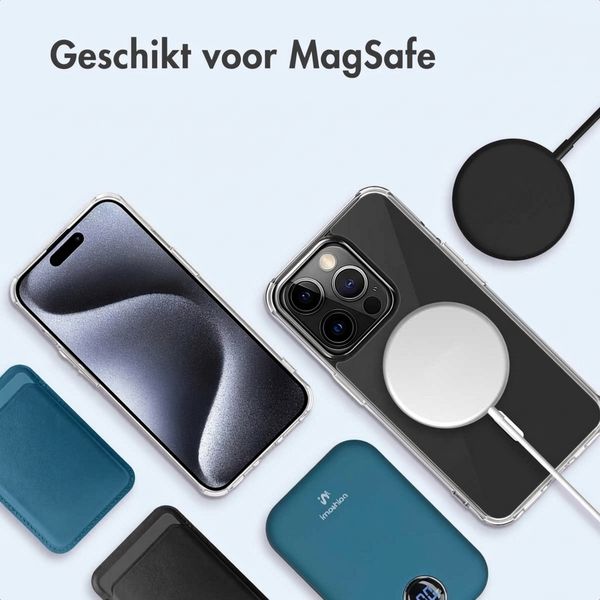 imoshion Protective Backcover met MagSafe Apple iPhone 15 Pro - Transparant