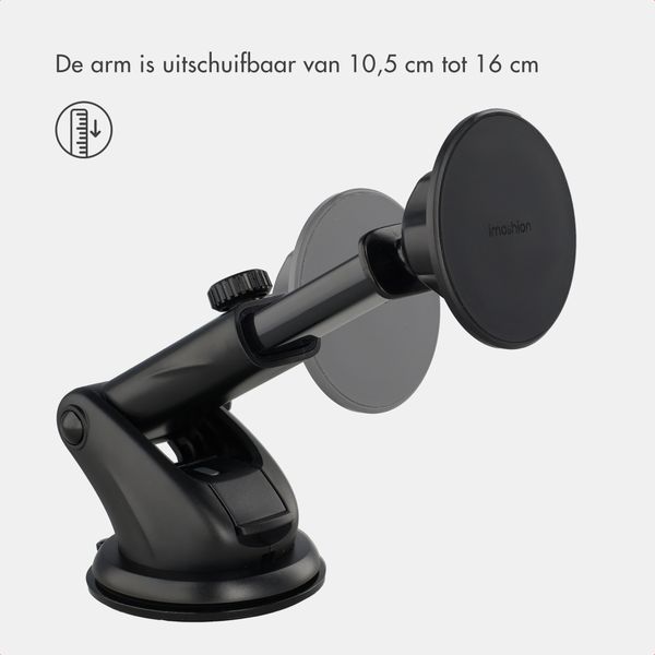 imoshion Telefoonhouder Auto - Magnetisch - Dashboard / Voorruit - Zwart